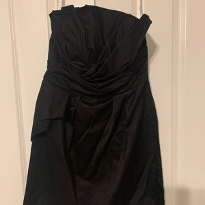 David’s Bridal Black Bridesmaid Dress